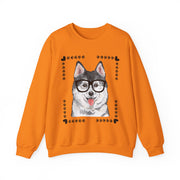 Geeky Good Siberian Husky Unisex Crewneck Sweatshirt