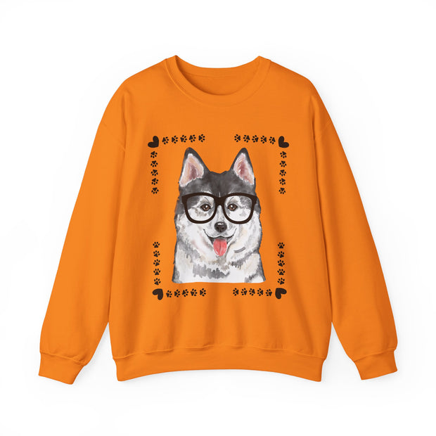 Geeky Good Siberian Husky Unisex Crewneck Sweatshirt