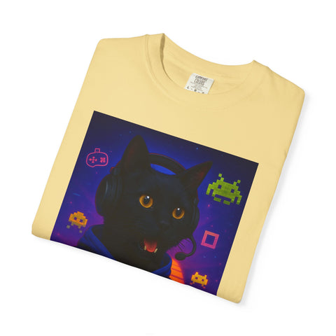 Game On Black Cat Unisex T-shirt