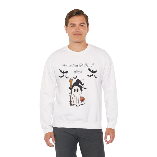 'Pretending To Be A Witch' Unisex Crewneck Sweatshirt