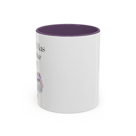 'Player 2 Has Joined The Party' 'Est. 2025' Accent Coffee Mug