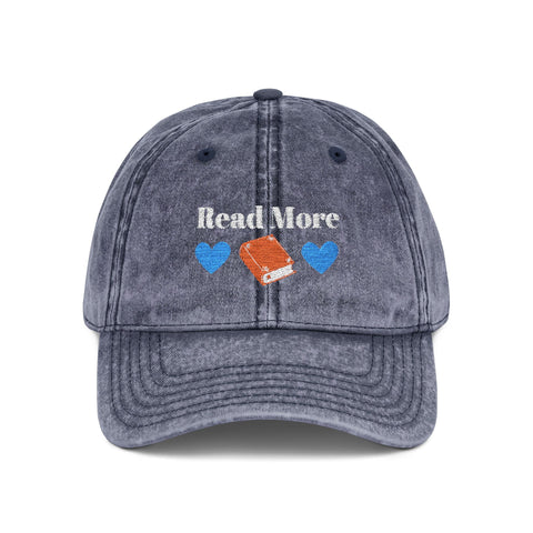 'Read More' Vintage Embroidered Cap