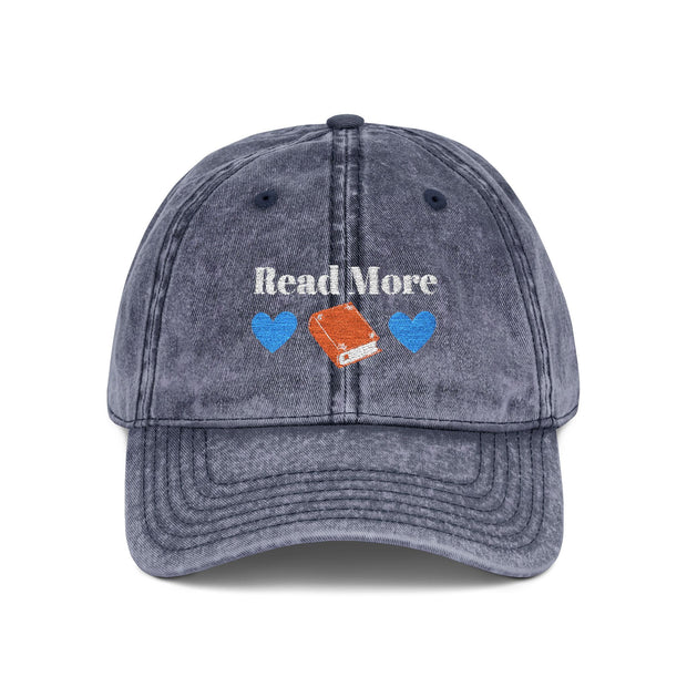 'Read More' Vintage Embroidered Cap