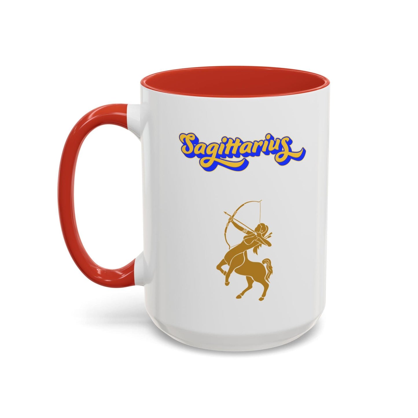 'Sagittarius' Zodiac Accent Coffee Mug
