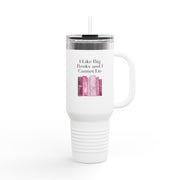 'I Like Big Books and I Cannot Lie' Insulated Travel Mug, 40oz
