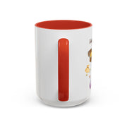 'Side Quest Queen' Accent Coffee Mug