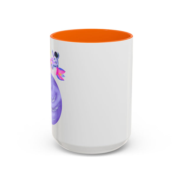 Astronaut Taking Off In Space Accent Coffee Mug