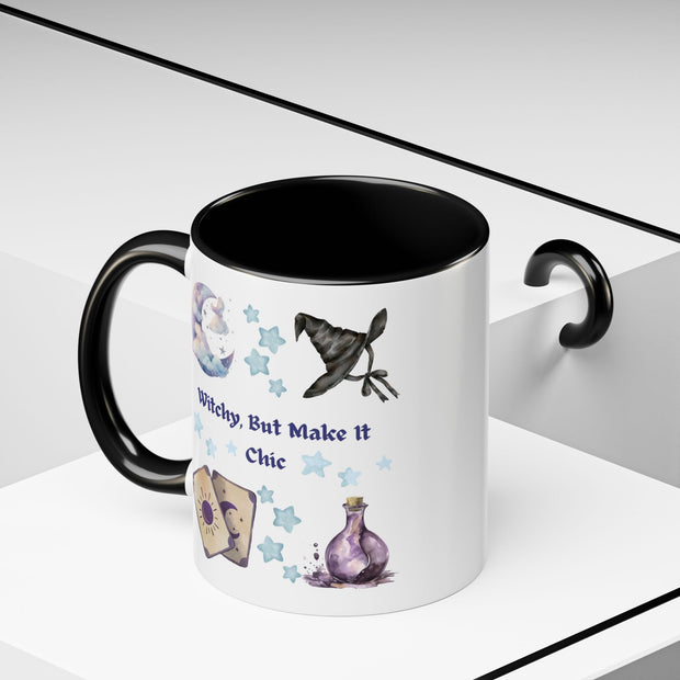 'Witchy, But Make It Cute' Accent Coffee Mug