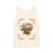 Geeky Goddess Pug Unisex Tank Top