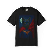 Superhero Dark Gray Cat Unisex T-shirt