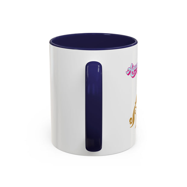 'Aquarius' Zodiac Accent Coffee Mug