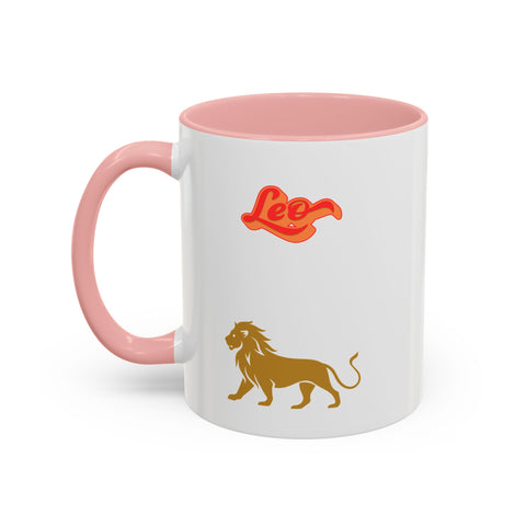 'Leo' Zodiac Accent Coffee Mug