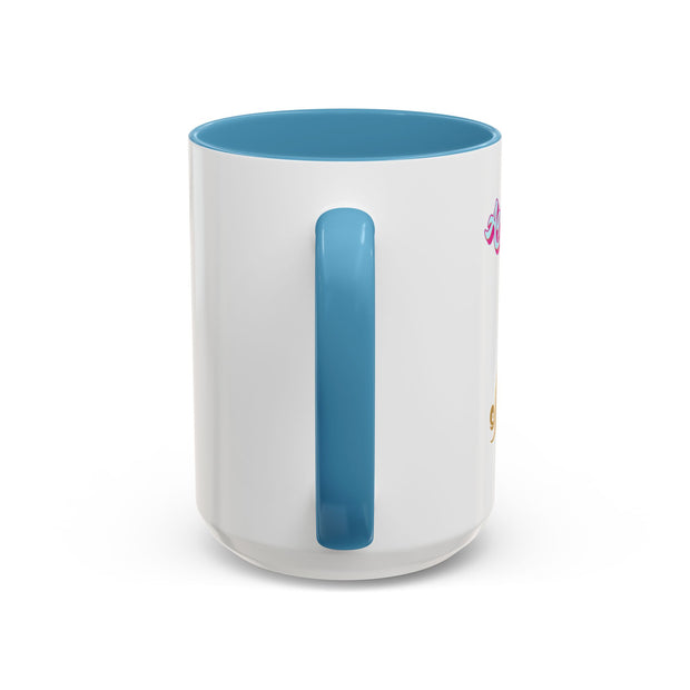 'Aquarius' Zodiac Accent Coffee Mug
