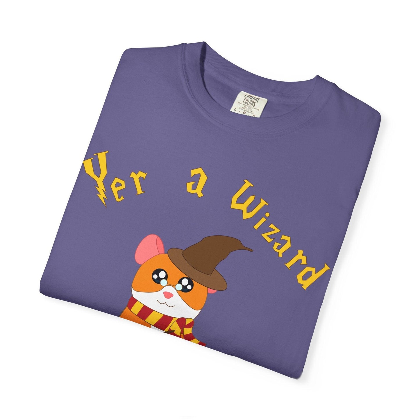 Hammy Wizard Hamster T-Shirt | Cute Spellcaster Illustration