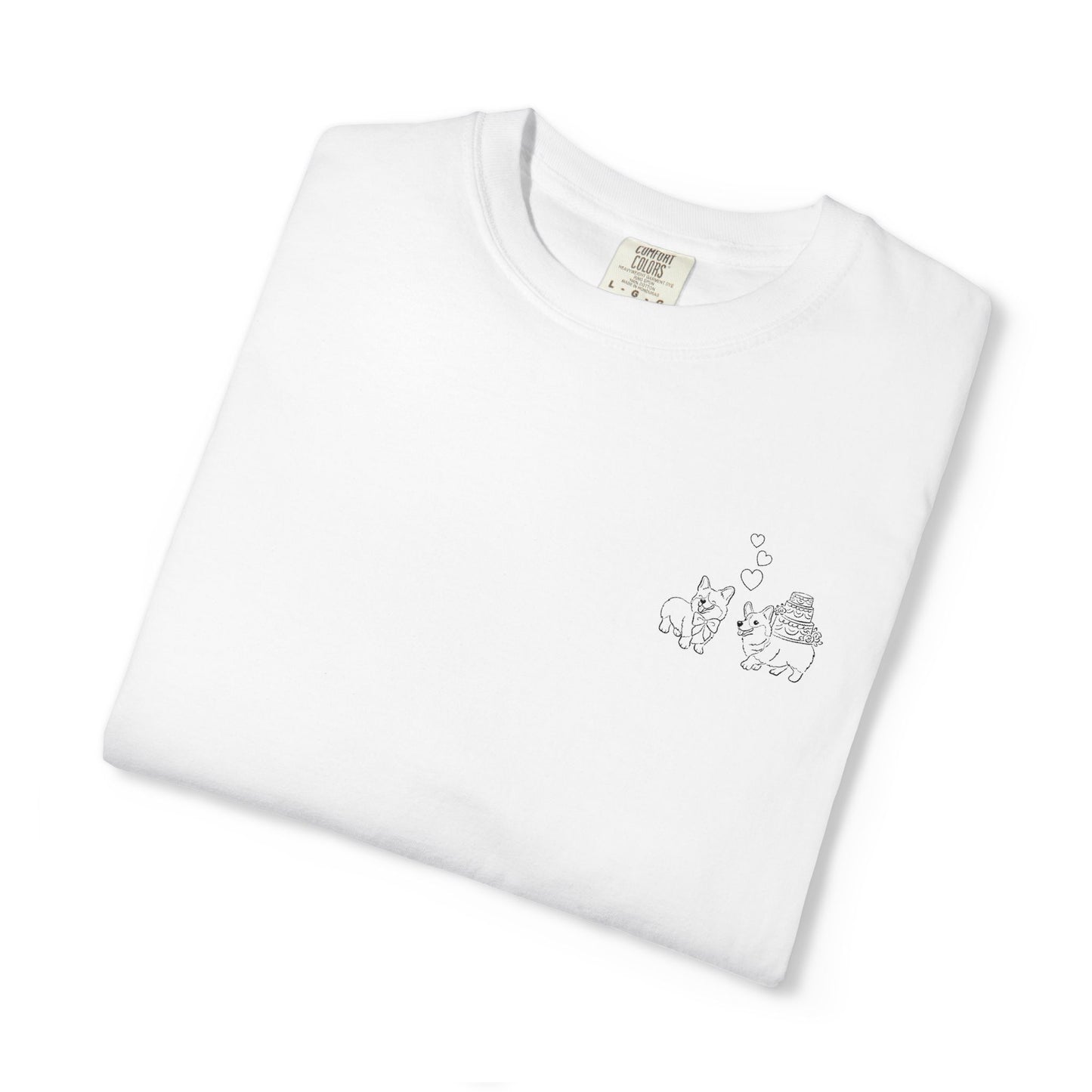 Dog Bride Embroidered Shirt, Minimalist Dog Lover Tee, Wedding Dog Shirt, Cute Bridal T Shirt, Coquette Puppy Tee