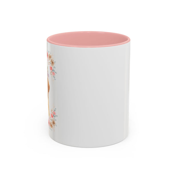 Geeky Goddess Golden Retriever Accent Coffee Mug