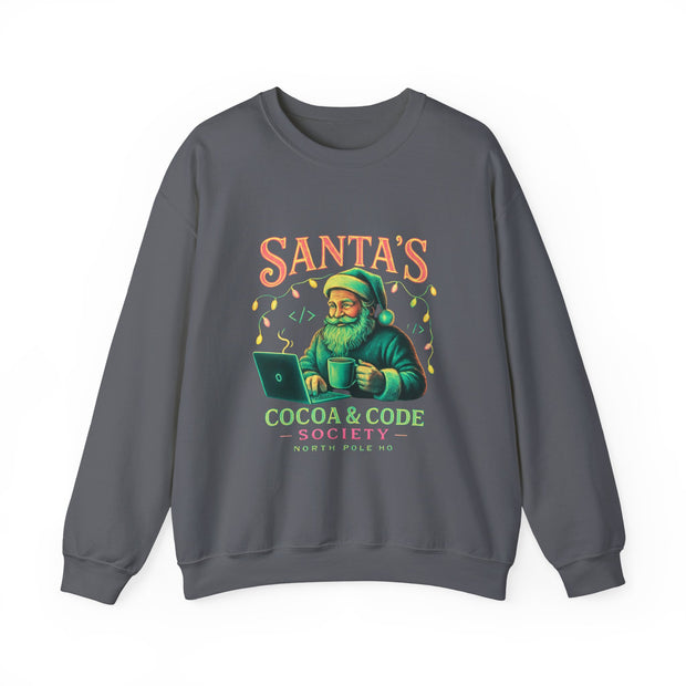 Santa's Cocoa & Code Society Crewneck Sweatshirt, Unisex Holiday Sweatshirt, Christmas Gift Sweatshirt, Cozy Winter Apparel, Festive [...]