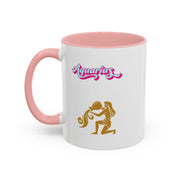 'Aquarius' Zodiac Accent Coffee Mug
