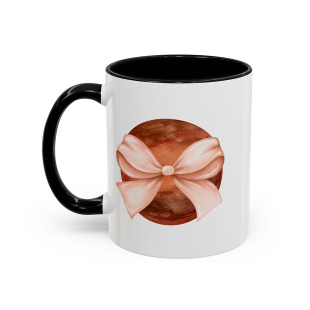Mars Wrapped In A Bow Accent Coffee Mug