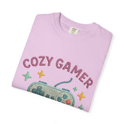 Cozy Gamer T-Shirt, Unisex Retro Gaming Tee, Video Game Lover Shirt, Perfect for Gamers, Gift for Birthdays and Holidays