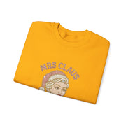 Mrs Claus Glam Squad Sweatshirt | Retro Mrs. Claus Illustration, Christmas Holiday Crewneck