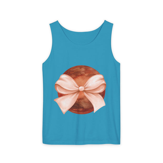 Mars Wrapped In Bow Unisex Tank Top