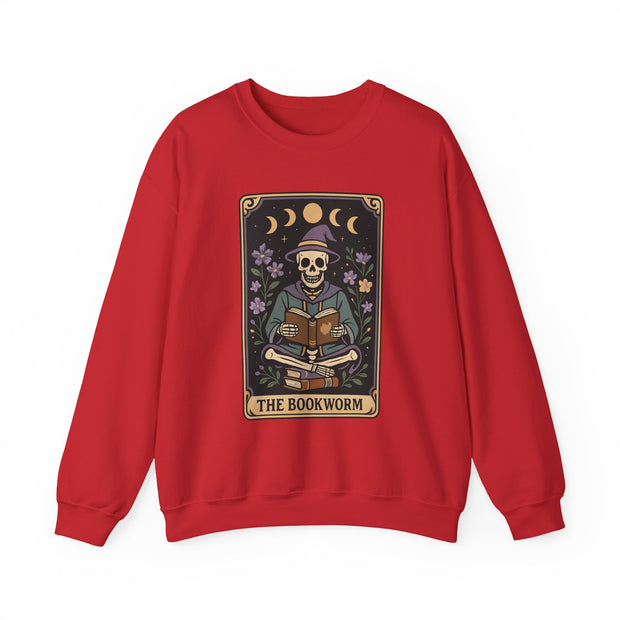 Bookworm Skeleton Crewneck Sweatshirt