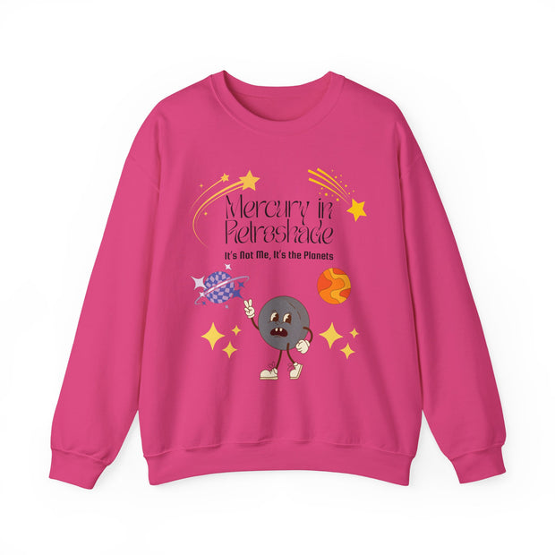 'Mercury In Retroshade: It's Not Me, It's The Planets' Unisex Crewneck Sweatshirt