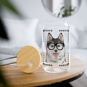 Geeky Good Siberian Husky Sipper Glass