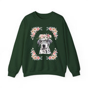 Geeky Goddess Dalmatian Unisex Crewneck Sweatshirt