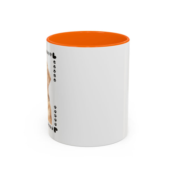 Geeky Good Golden Retriever Accent Coffee Mug