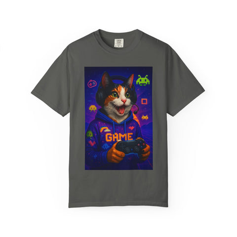 Game On Tricolored Cat Unisex T-shirt