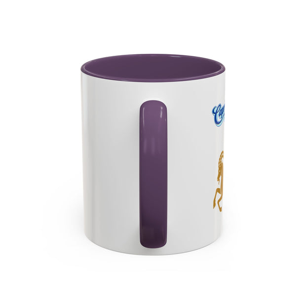 'Capricorn' Zodiac Accent Coffee Mug