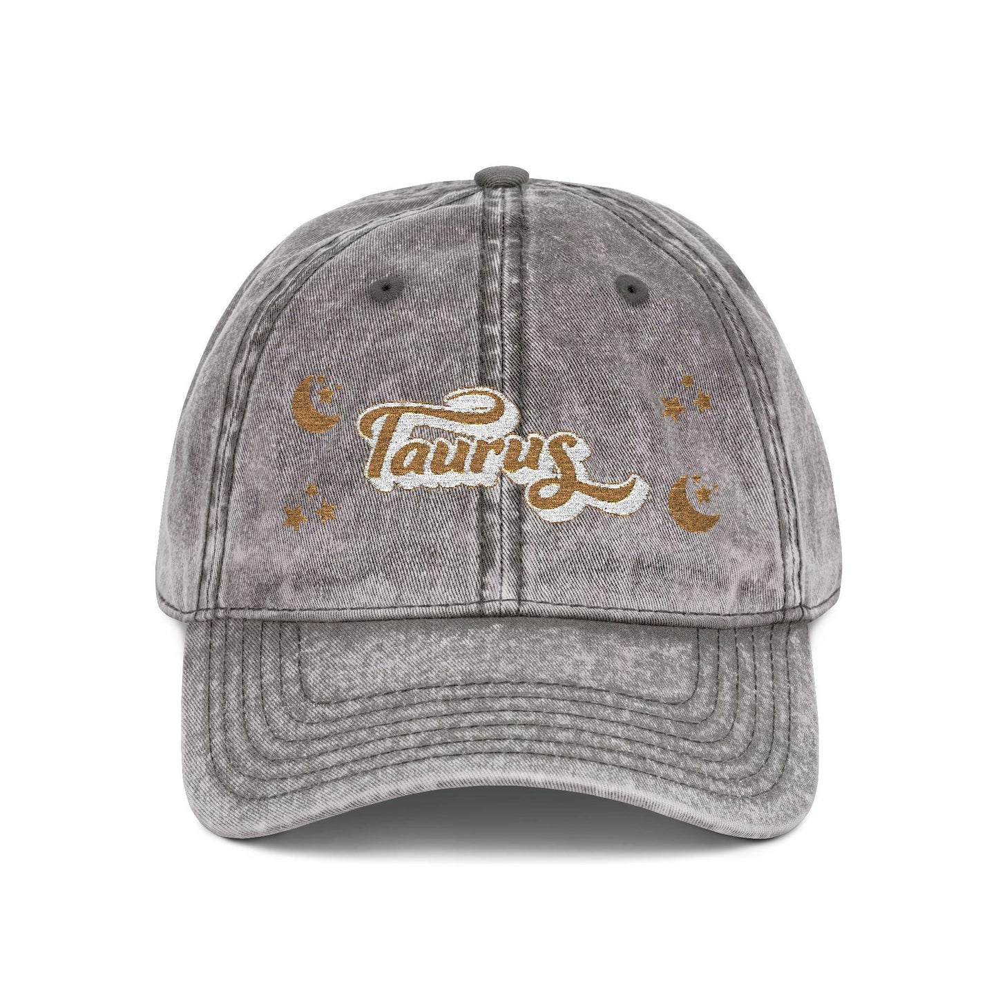 'Taurus' Vintage Embroidered Cap