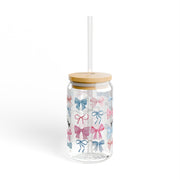 'Sweet Like a Bow, Smart Like a Book' Sipper Glass
