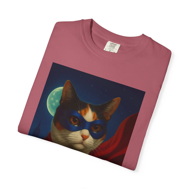Superhero Tri-Colored Cat Unisex T-shirt