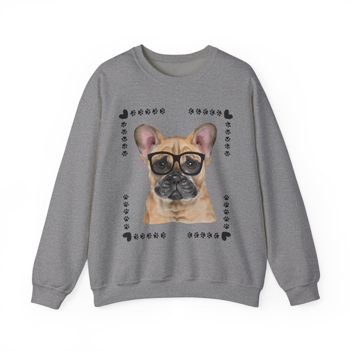Geeky Good French Bulldog Unisex Sweatshirt