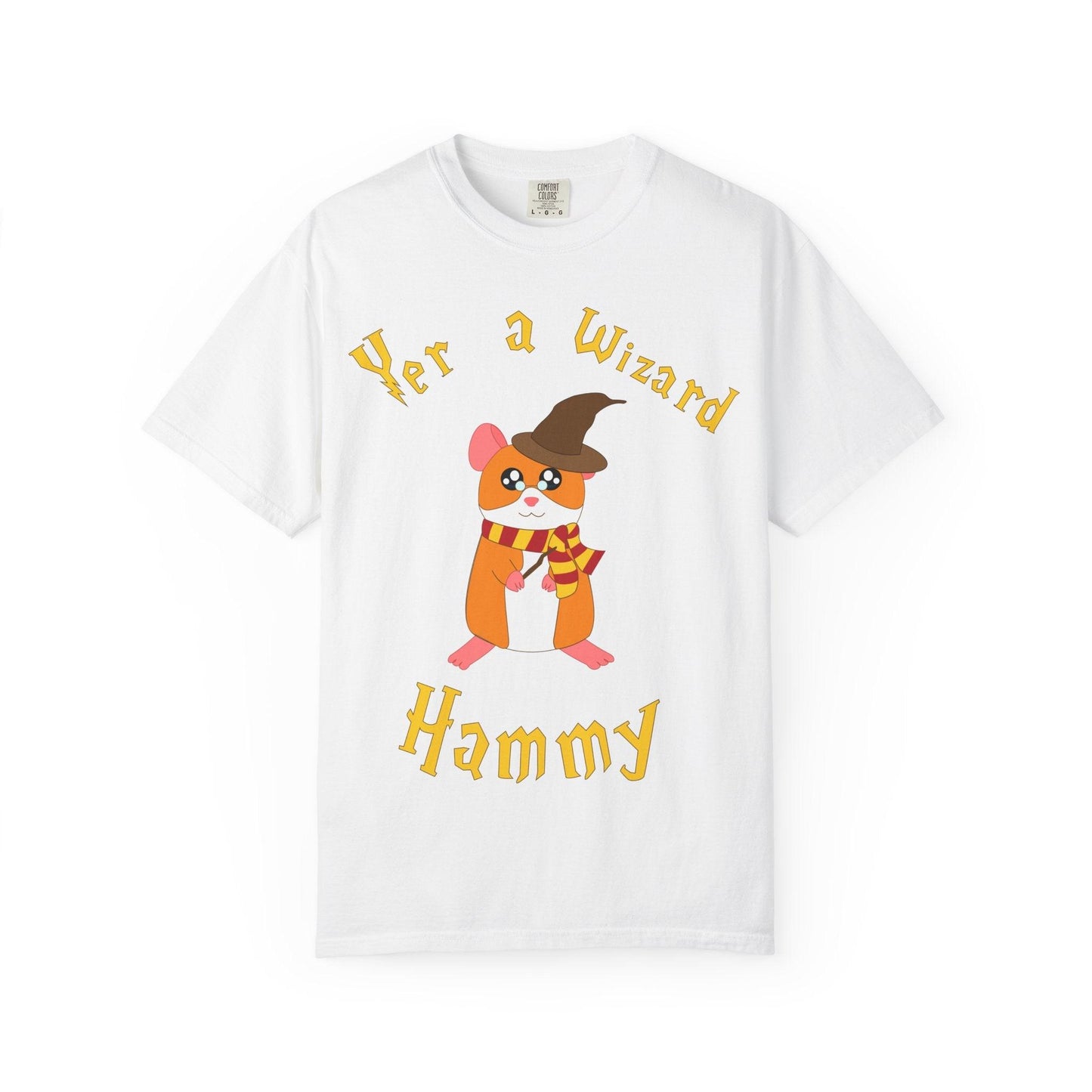 Hammy Wizard Hamster T-Shirt | Cute Spellcaster Illustration