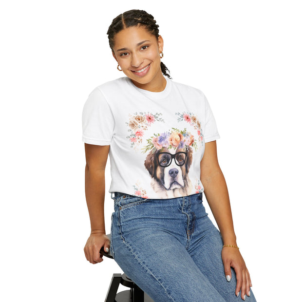 Geeky Goddess Saint Bernard Unisex T-Shirt