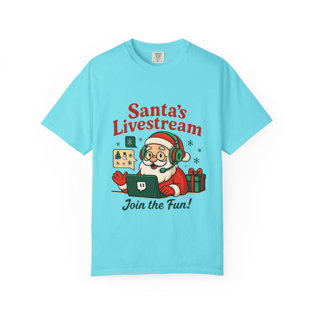 'Santa Livestream: Join the Fun! ' T-Shirt