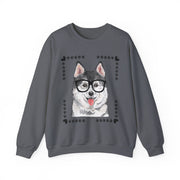 Geeky Good Siberian Husky Unisex Crewneck Sweatshirt
