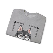 Geeky Good Siberian Husky Unisex Crewneck Sweatshirt