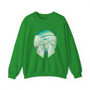 Green Planet Wrapped In A Bow Unisex Crewneck Sweatshirt