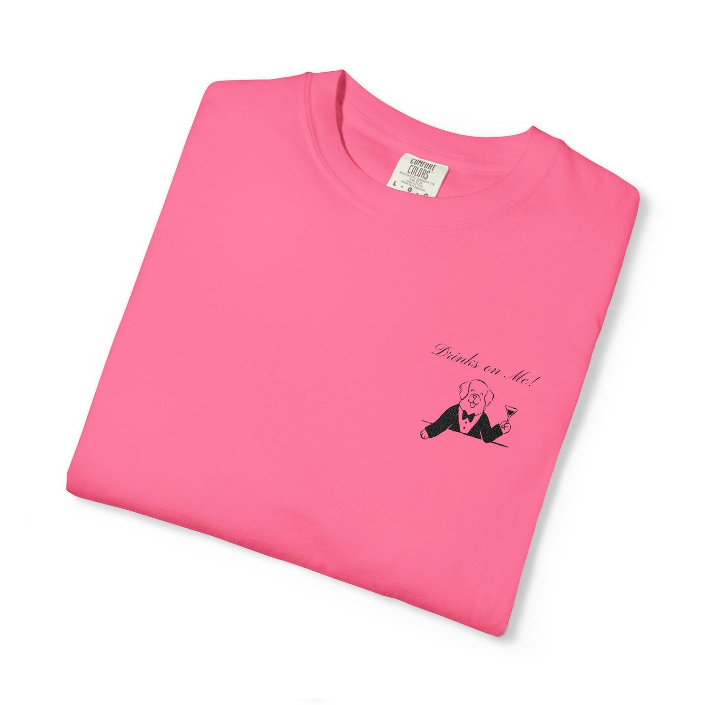 Drinks On Me Wedding Shirt, Funny Dog Bride Tee, Cocktail Hour Bridal Shirt, Cute Puppy Wedding Tee, Bachelorette Shirt
