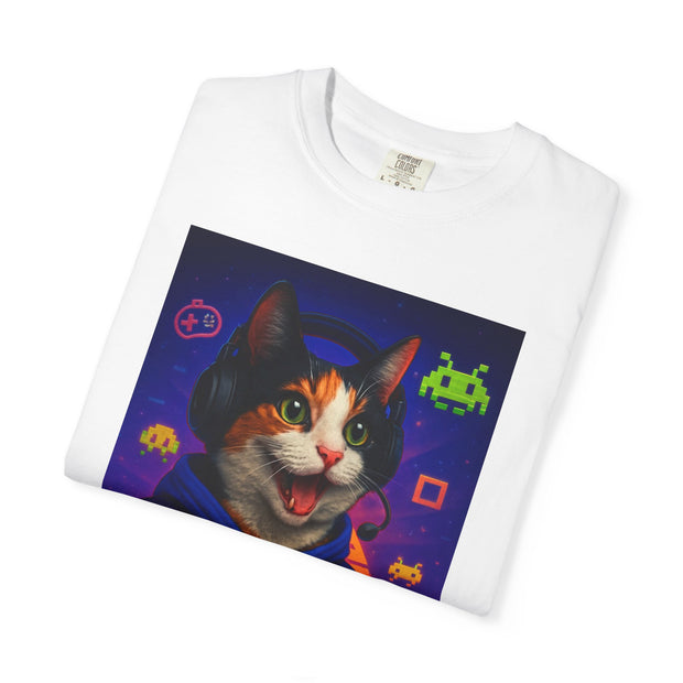Game On Tricolored Cat Unisex T-shirt