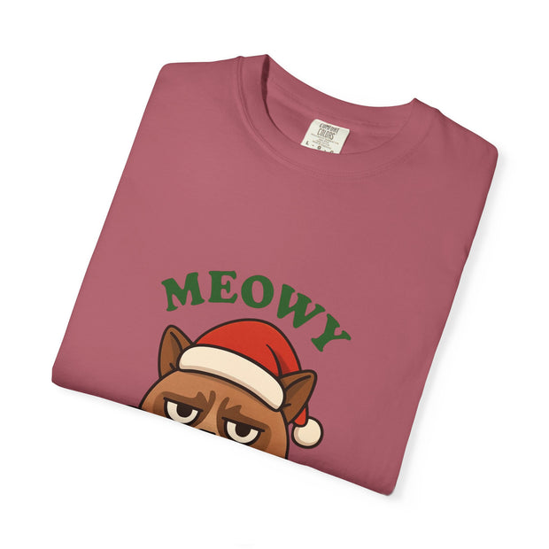 'Meowy Christmas Anyway' Unisex T-Shirt