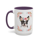 Geeky Goddess French Bulldog Accent Coffee Mug