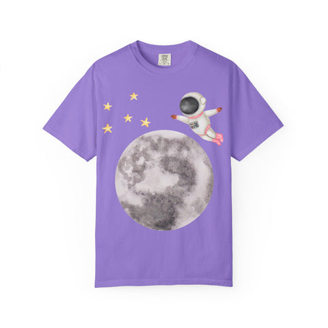 Astronaut Flying To The Moon Unisex T-Shirt