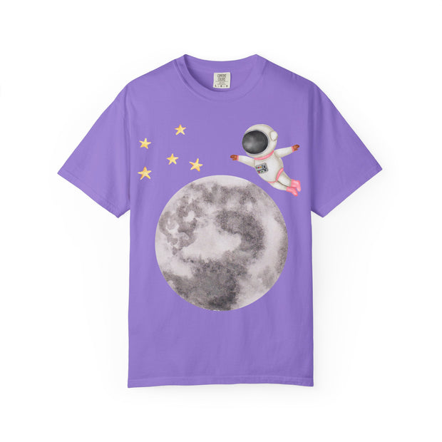 Astronaut Flying To The Moon Unisex T-Shirt