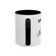 'Game On, Coffee First' Accent Coffee Mug